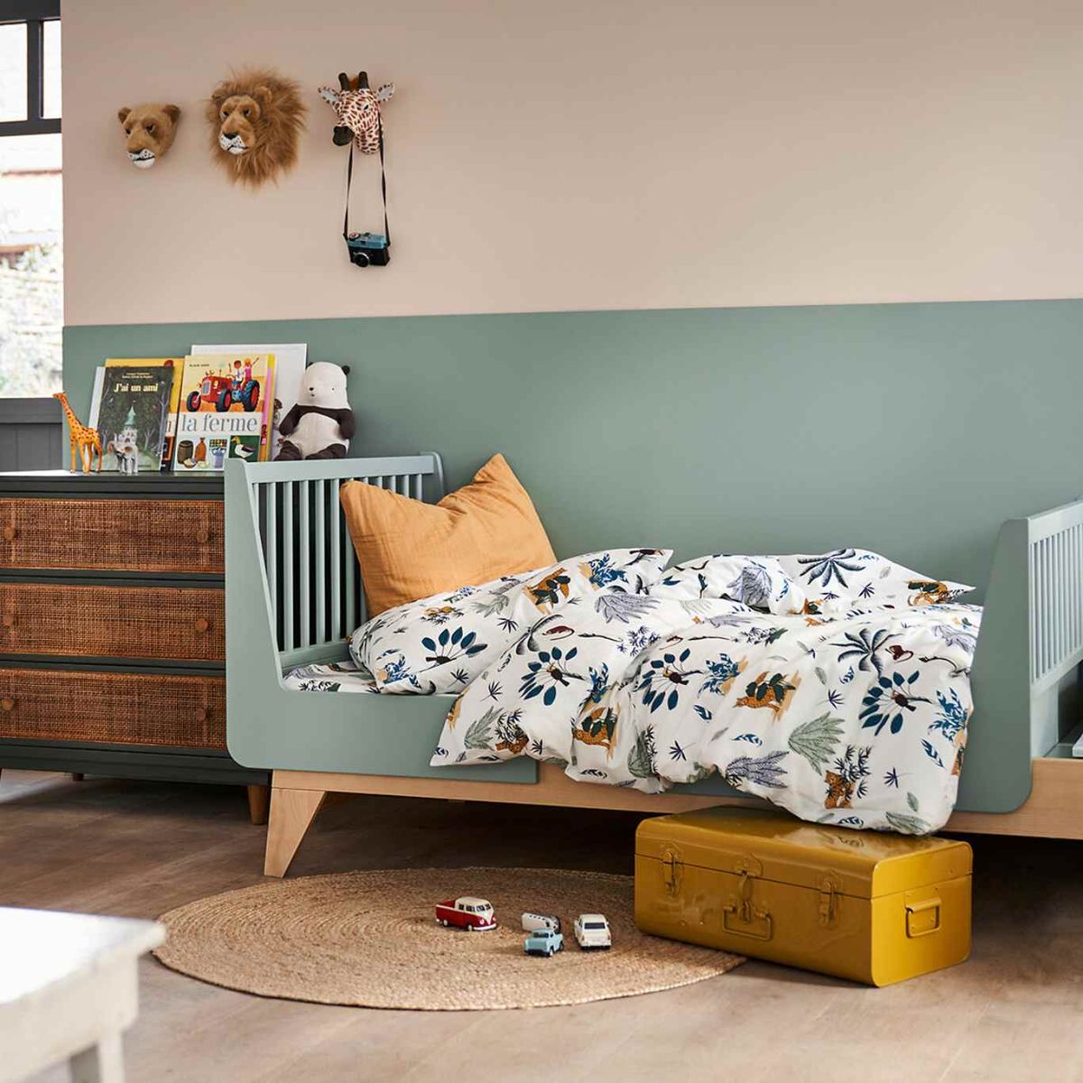 Alfombra de yute redonda Aftas de La Redoute