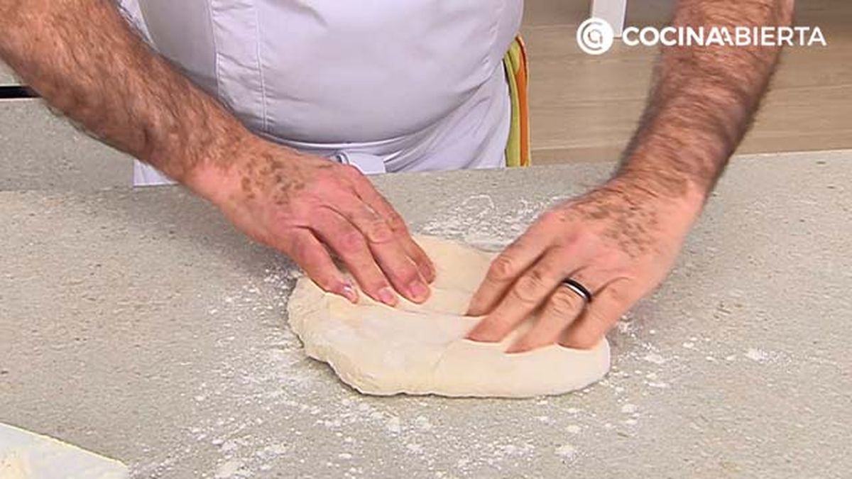 receta pizza setas queso jamon ka paso 2