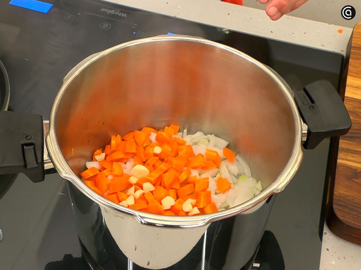 Cocina las hortalizas a fuego lento