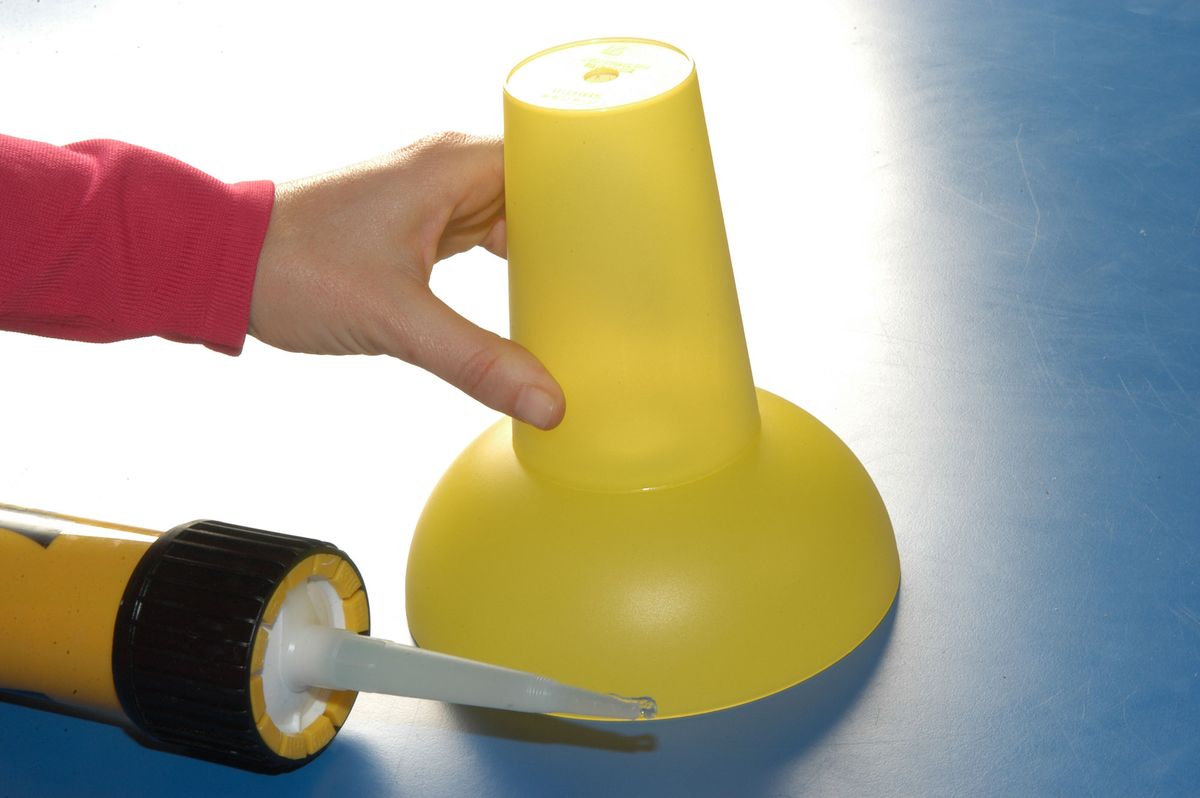 Lámpara de plástico paso 8