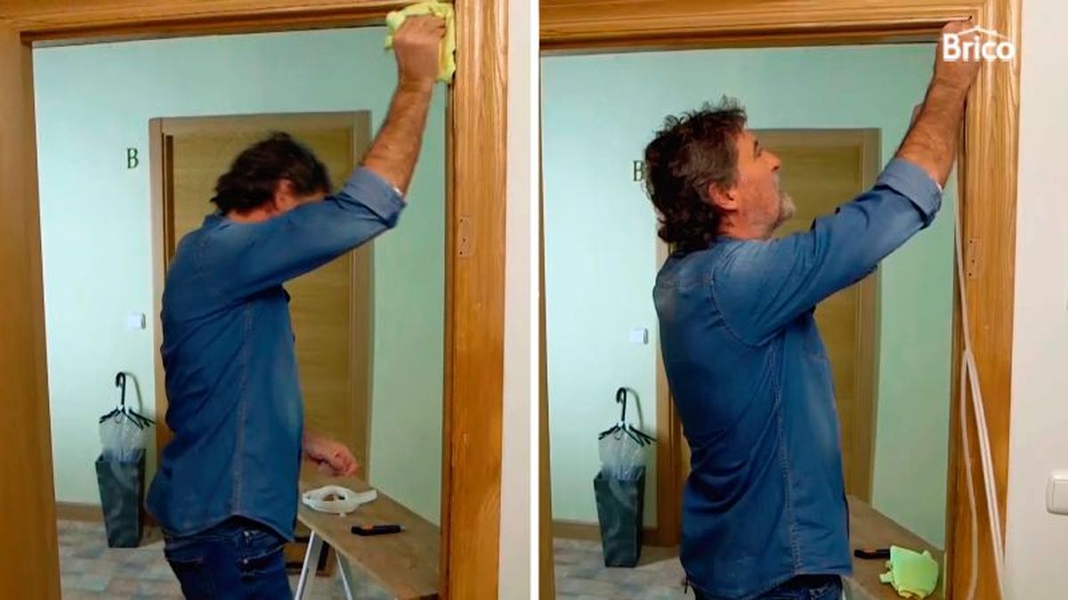 Pasos para colocar un burlete adhesivo