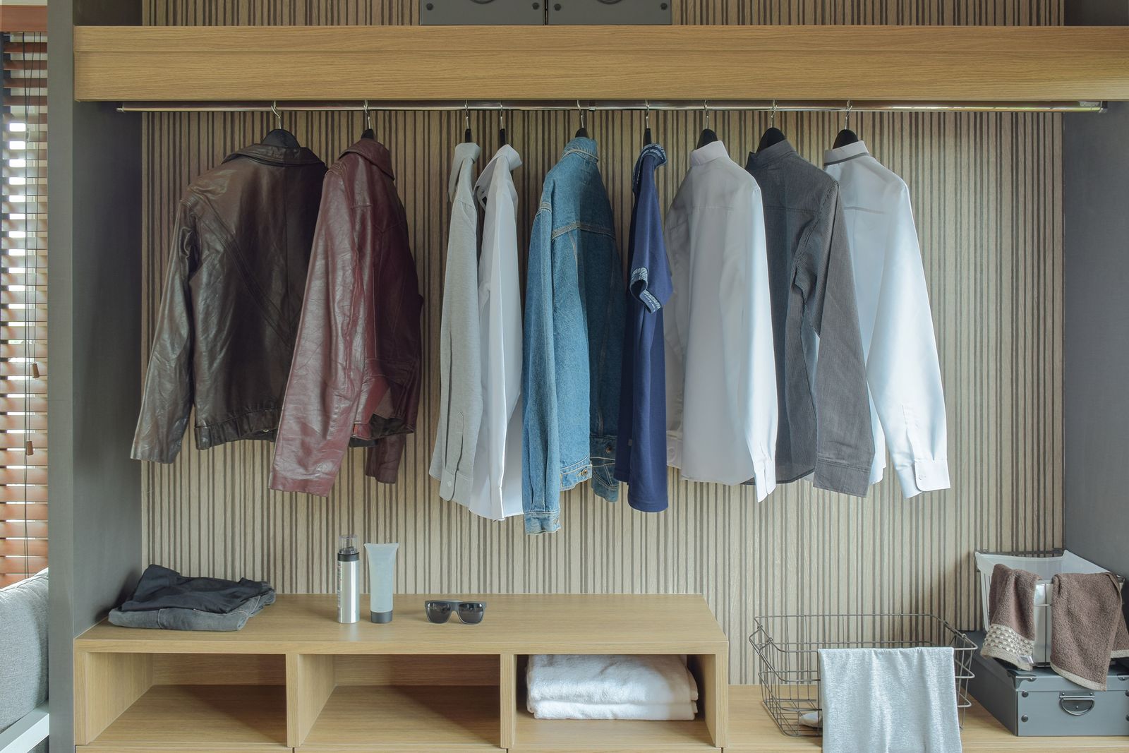 ropa ordenada hombre