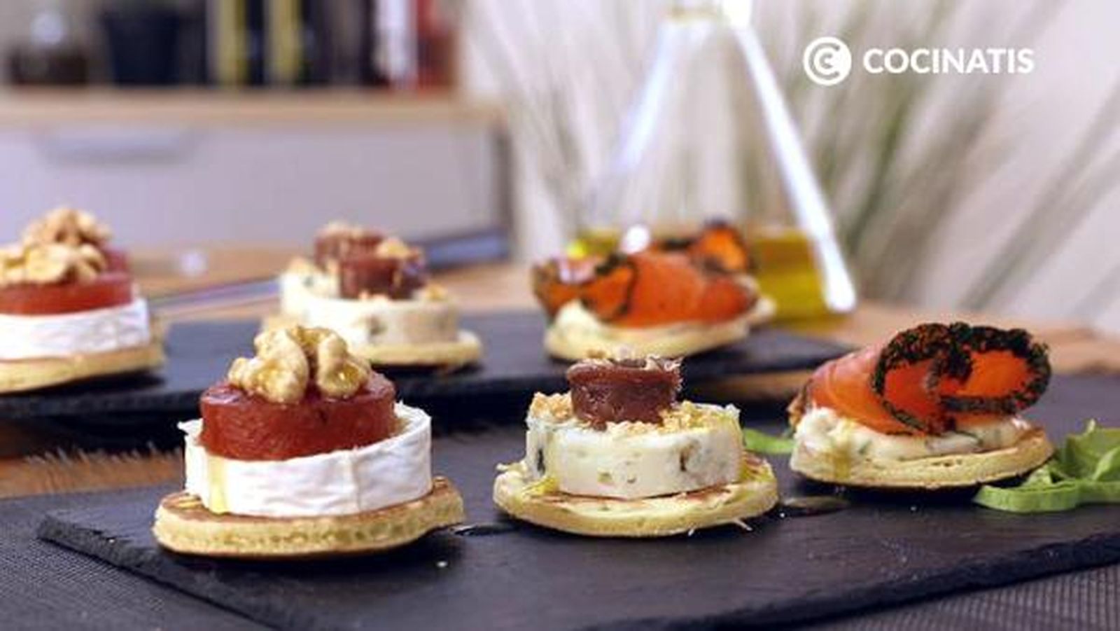 Canapés fríos de navidad Canapés fríos de navidad