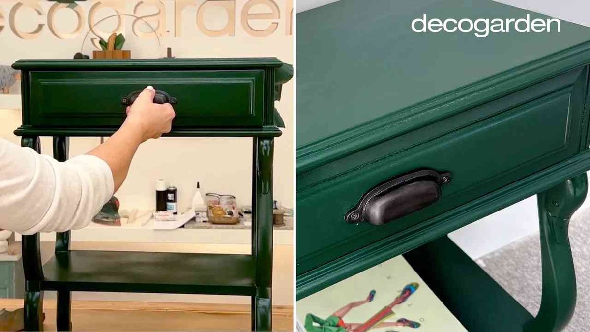 Mueble de melamina pintado