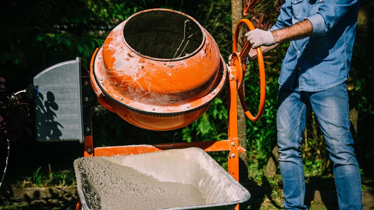 Cómo hacer un cimiento de hormigón paso 7