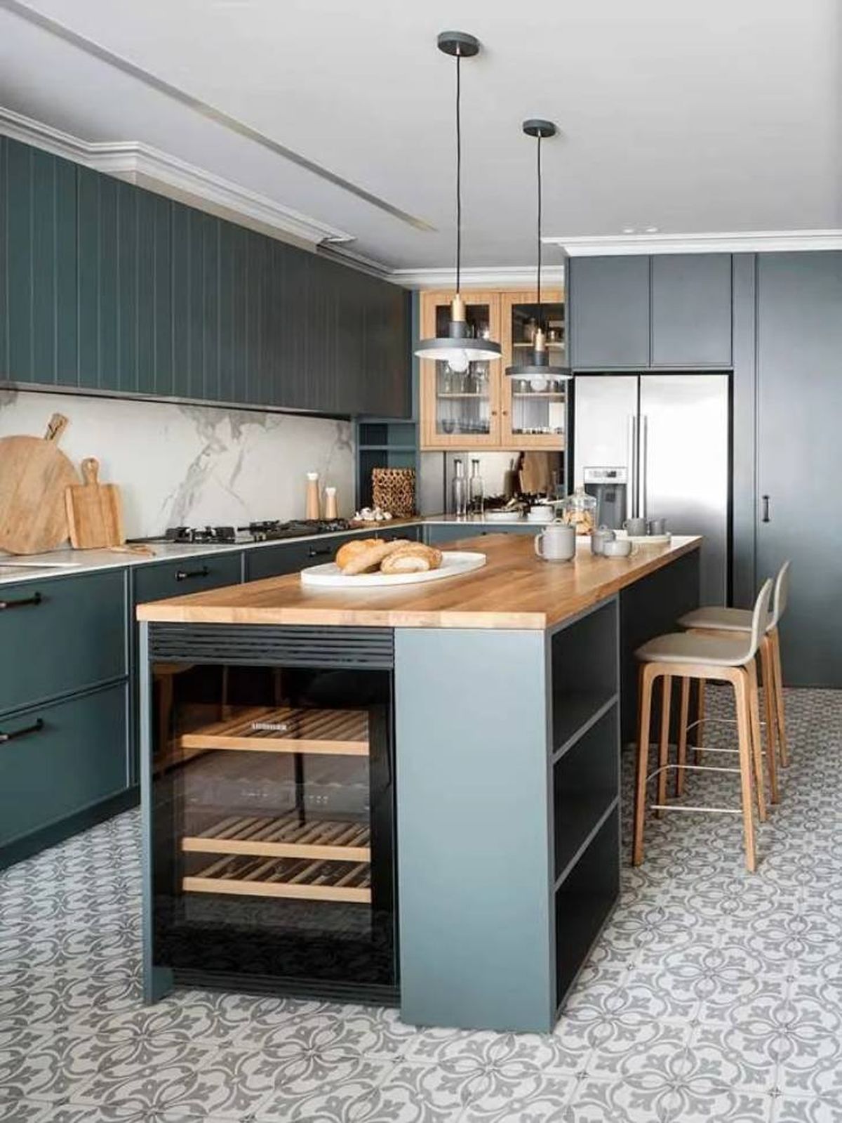 Suelo hidráulico en la cocina 6