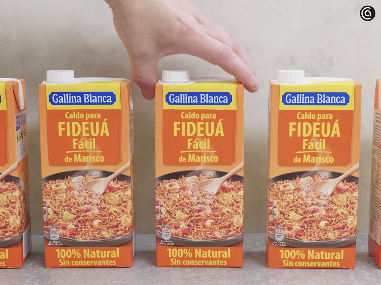 Caldo para Fideuá Fácil de Marisco 100% Natural Gallina Blanca Caldo para Fideuá Fácil de Marisco 100% Natural Gallina Blanca
