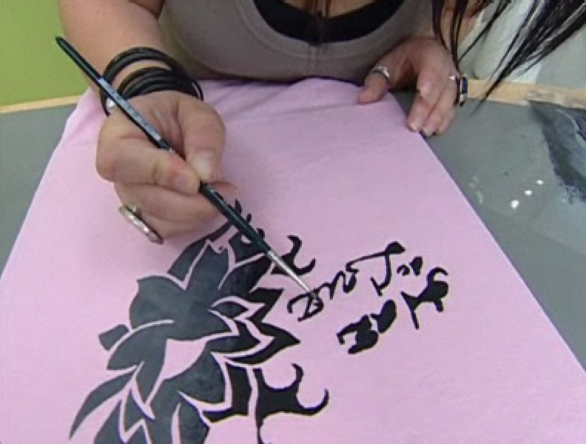 Cómo pintar una camiseta p6