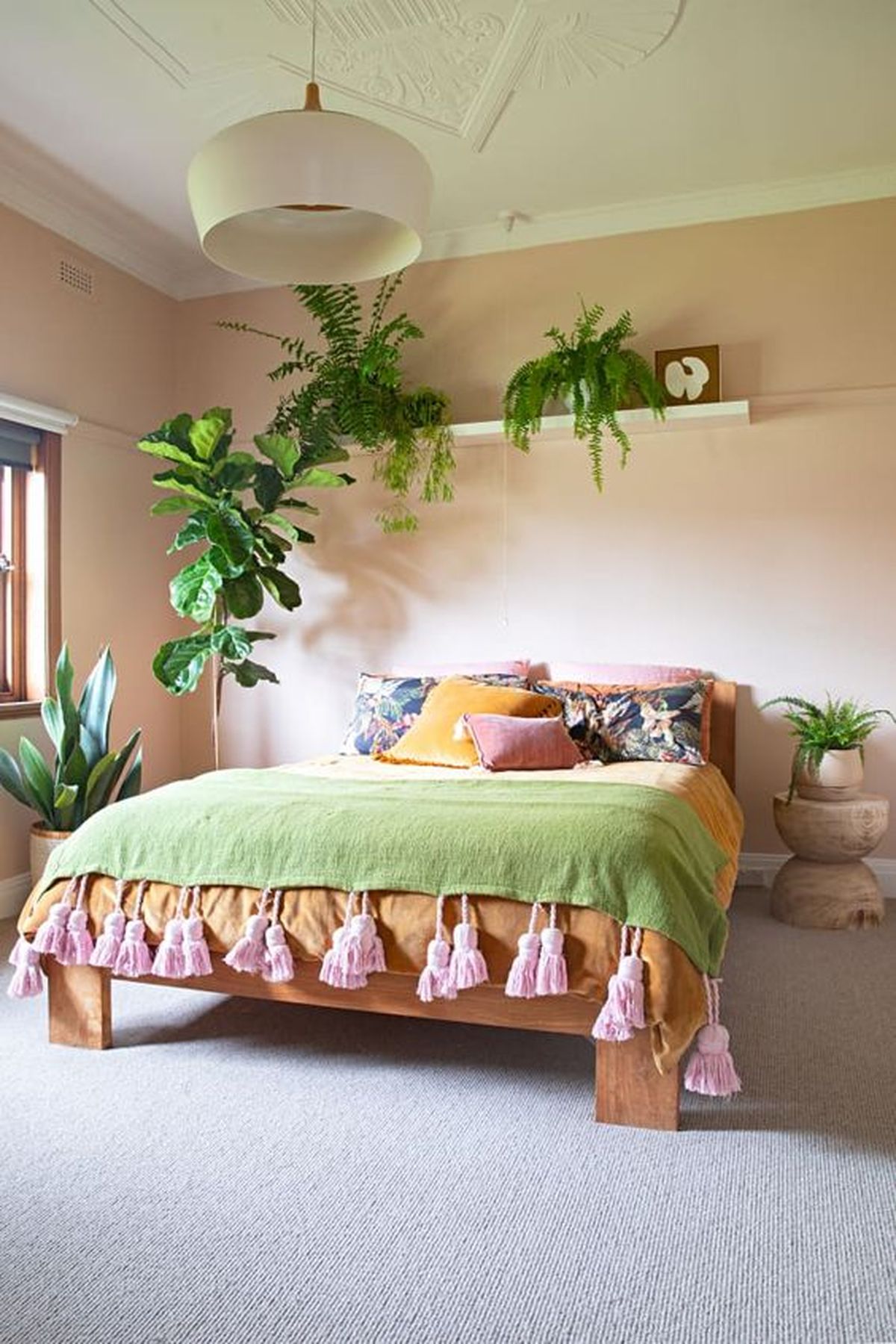 dormitorio juvenil verde menta 3