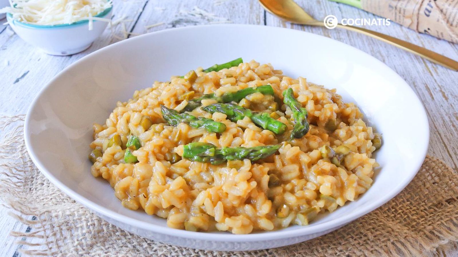 Risotto de espárragos