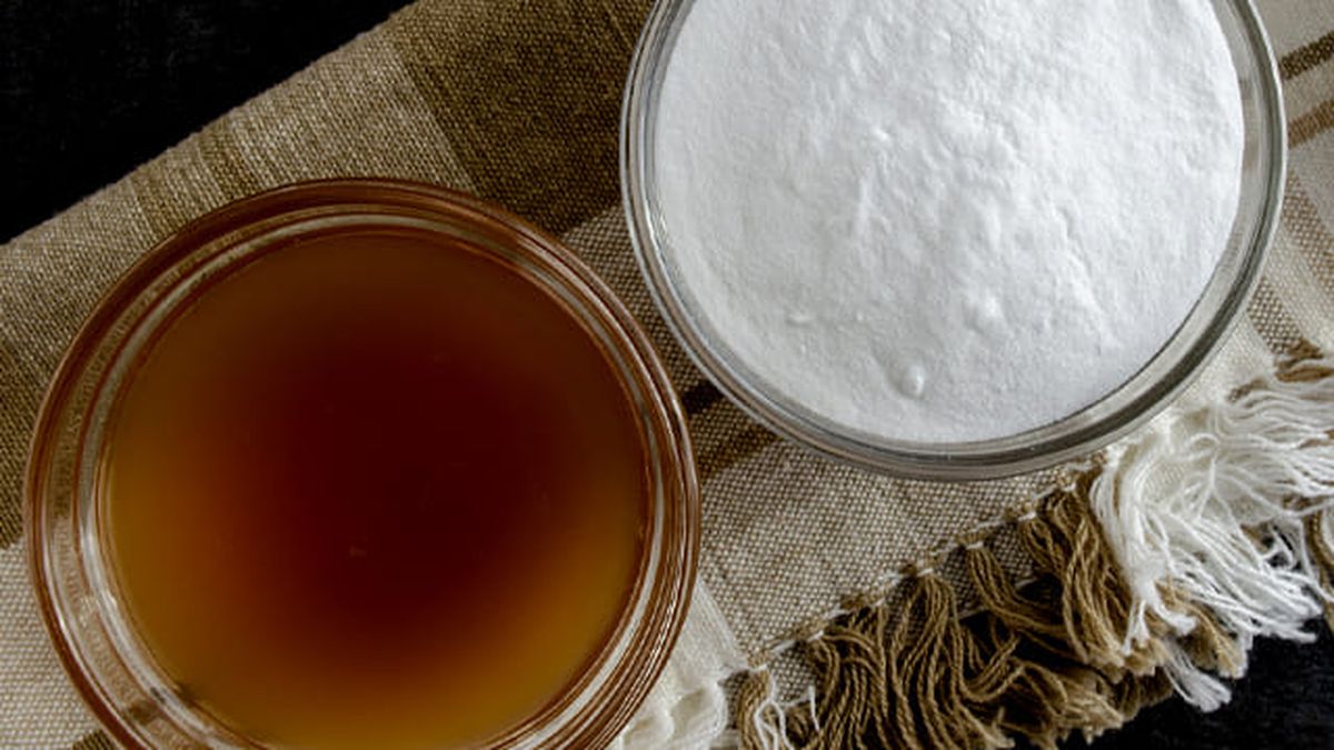 Vinagre y sal de frutas