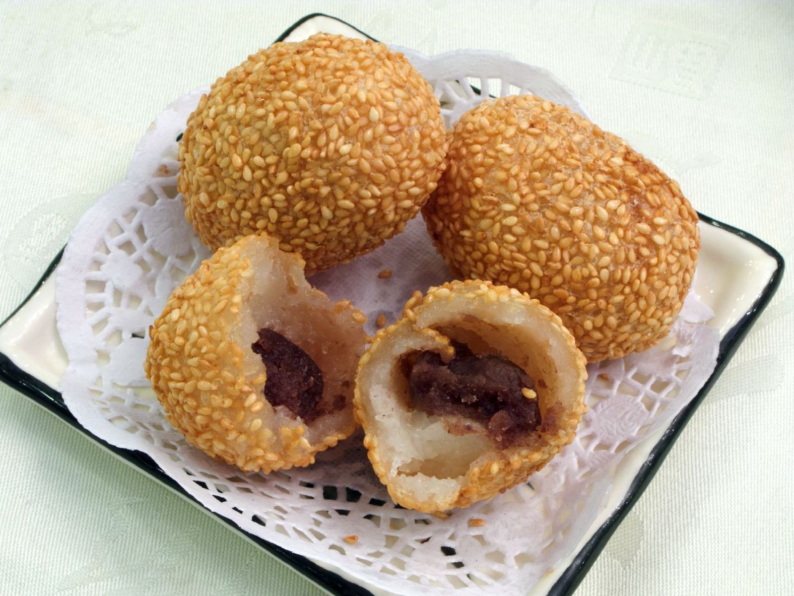 Bolas de sésamo chinas