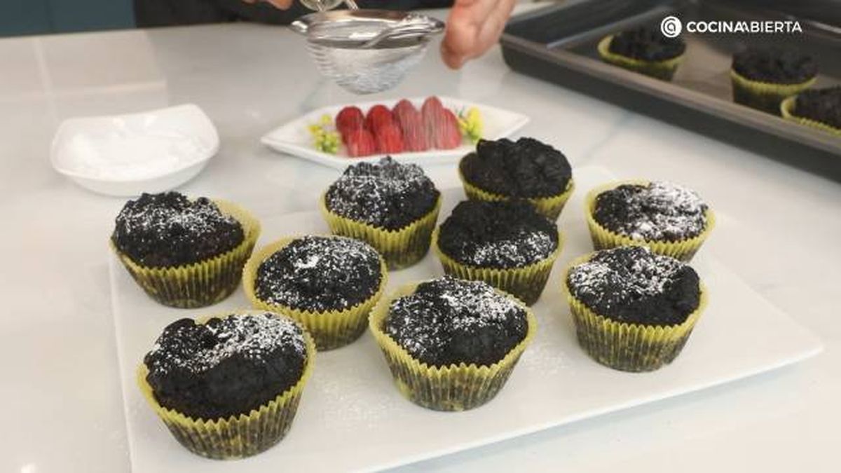 MARCILLA Muffins veganos chocolate cafe paso 4