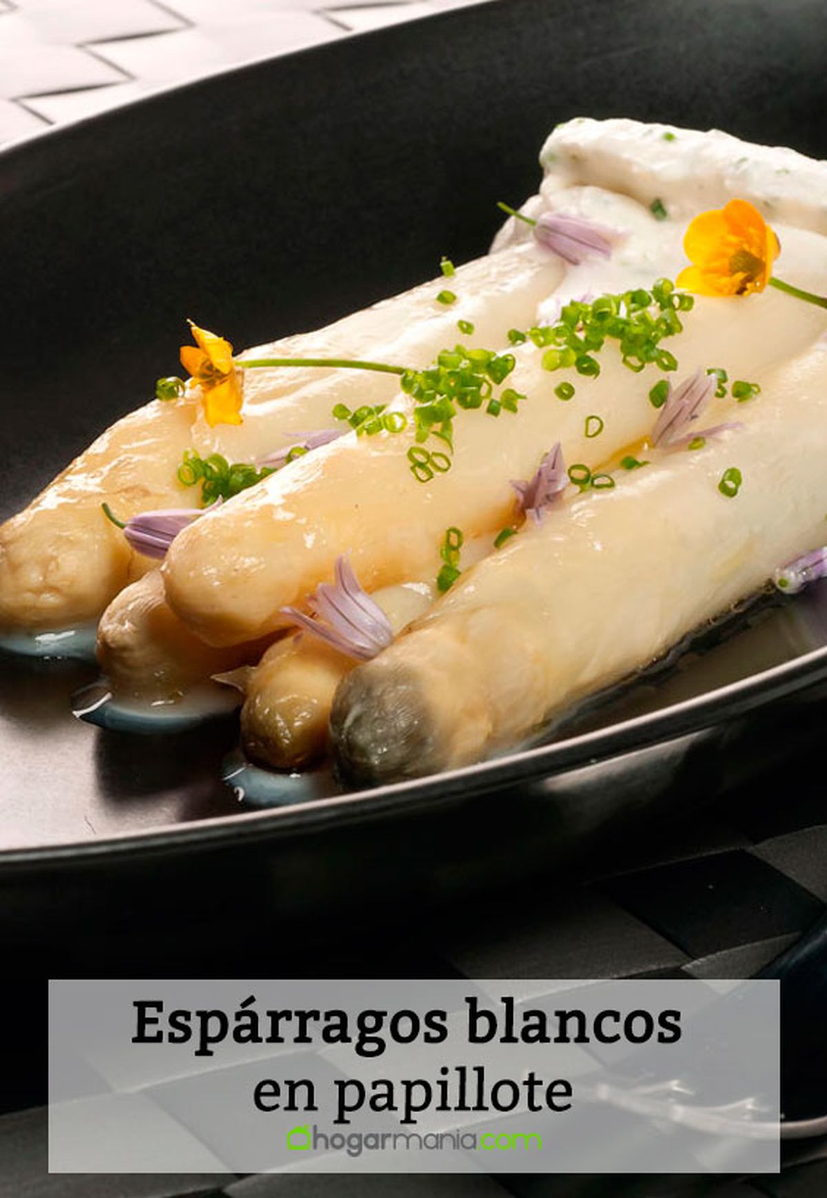 esparragos blancos papillote pin