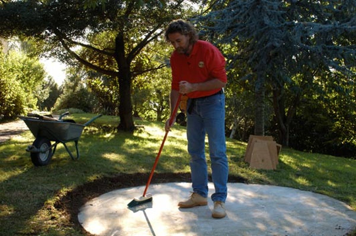 Enlosado decorativo para jardín paso 4