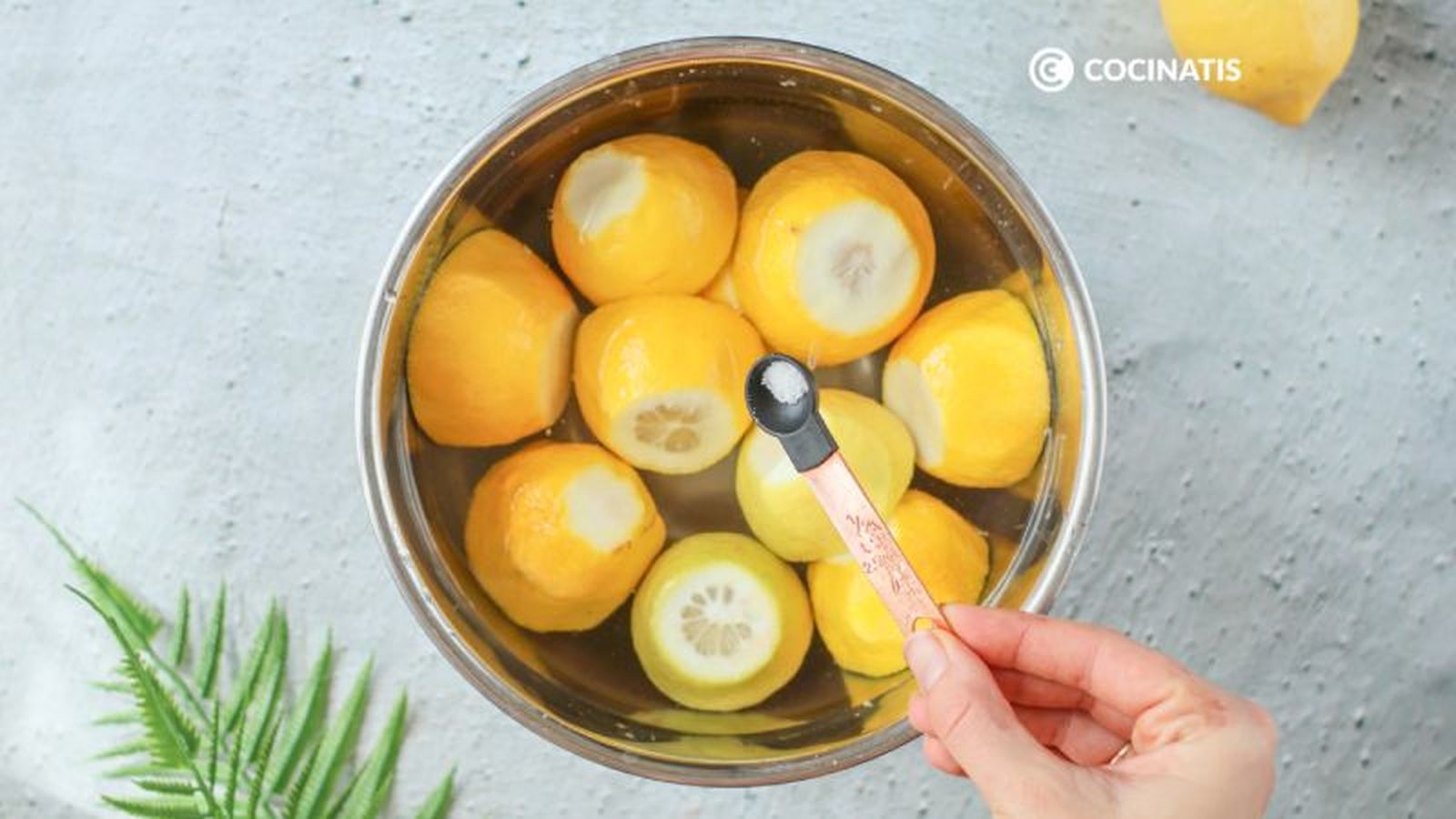 Agregamos una pizca de sal a los limones Agregamos una pizca de sal a los limones