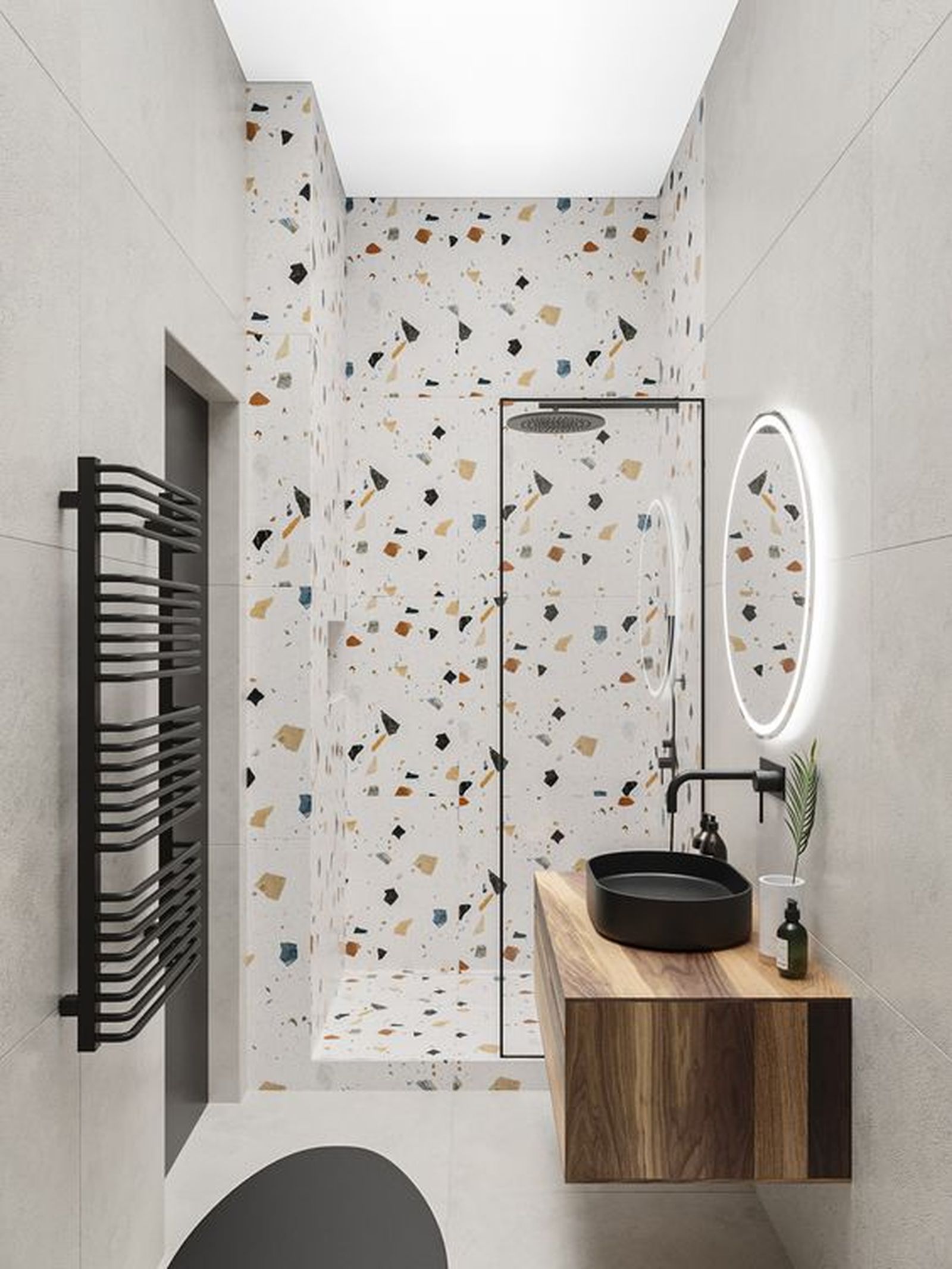 baño pequeño terrazzo baño pequeño terrazzo