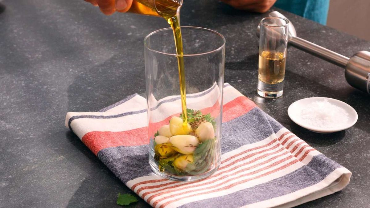 Mojo verde (canario)   Paso 1