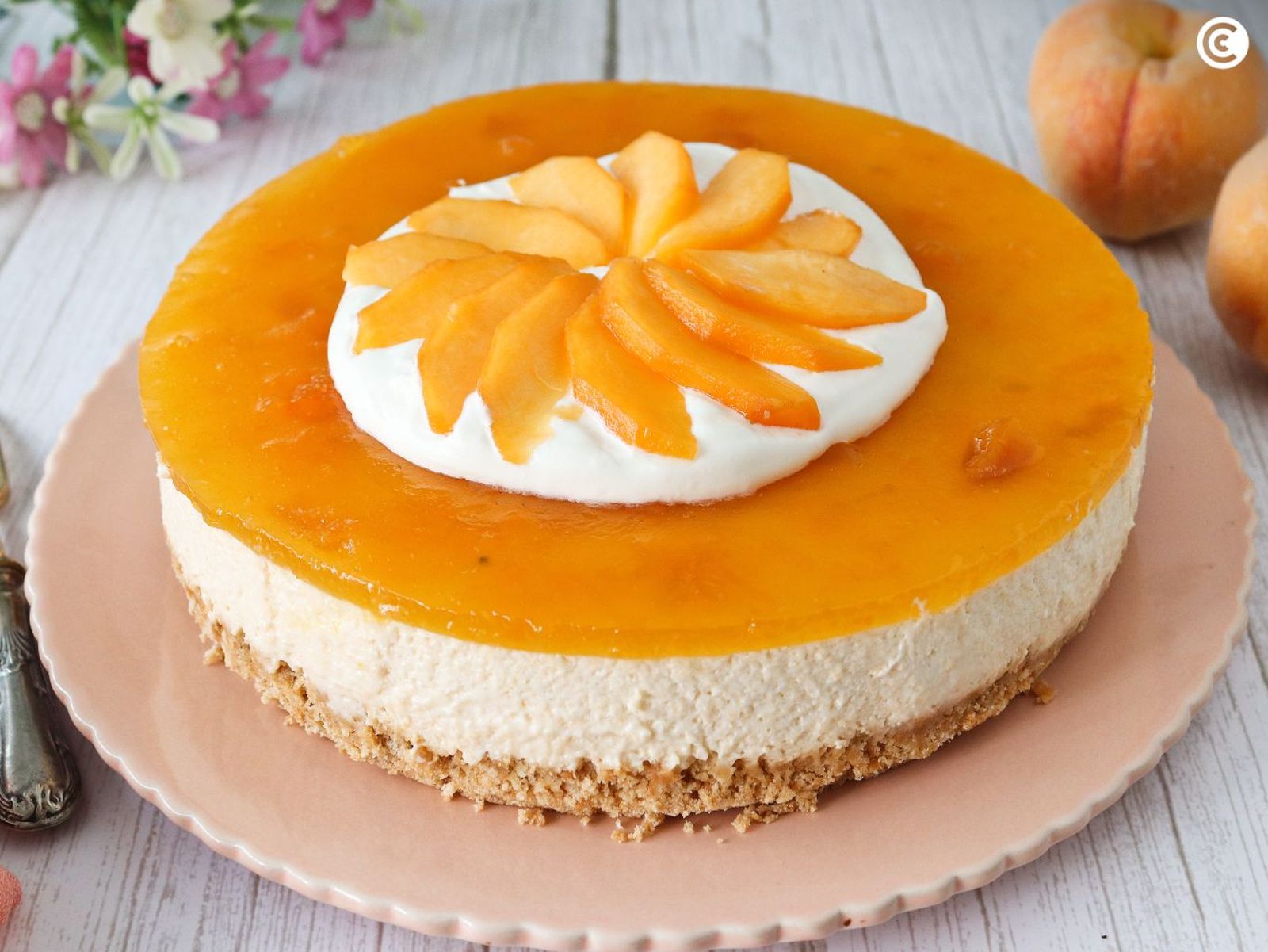 Tarta de melocotón