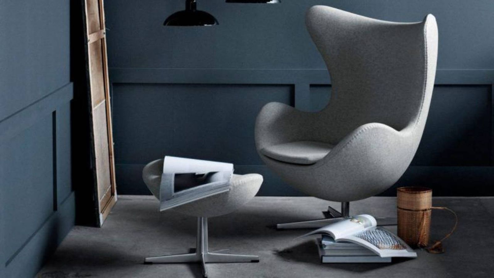 Butaca Egg de Arne Jacobsen editada por Fritz Hansen. Butaca Egg de Arne Jacobsen editada por Fritz Hansen.