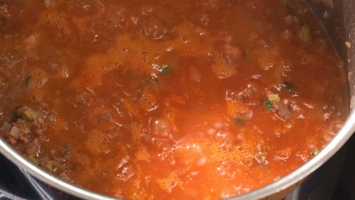 Receta pimientos rellenos al horno  paso 3