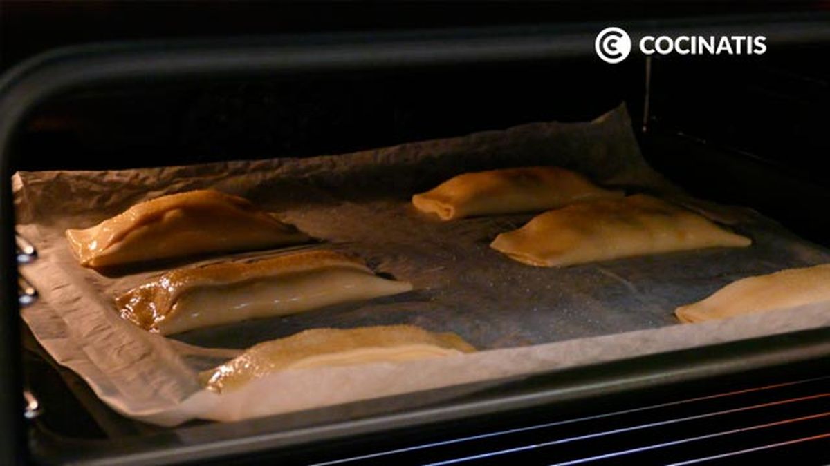 Receta de caÃ±as de chocolate y crema  paso 5