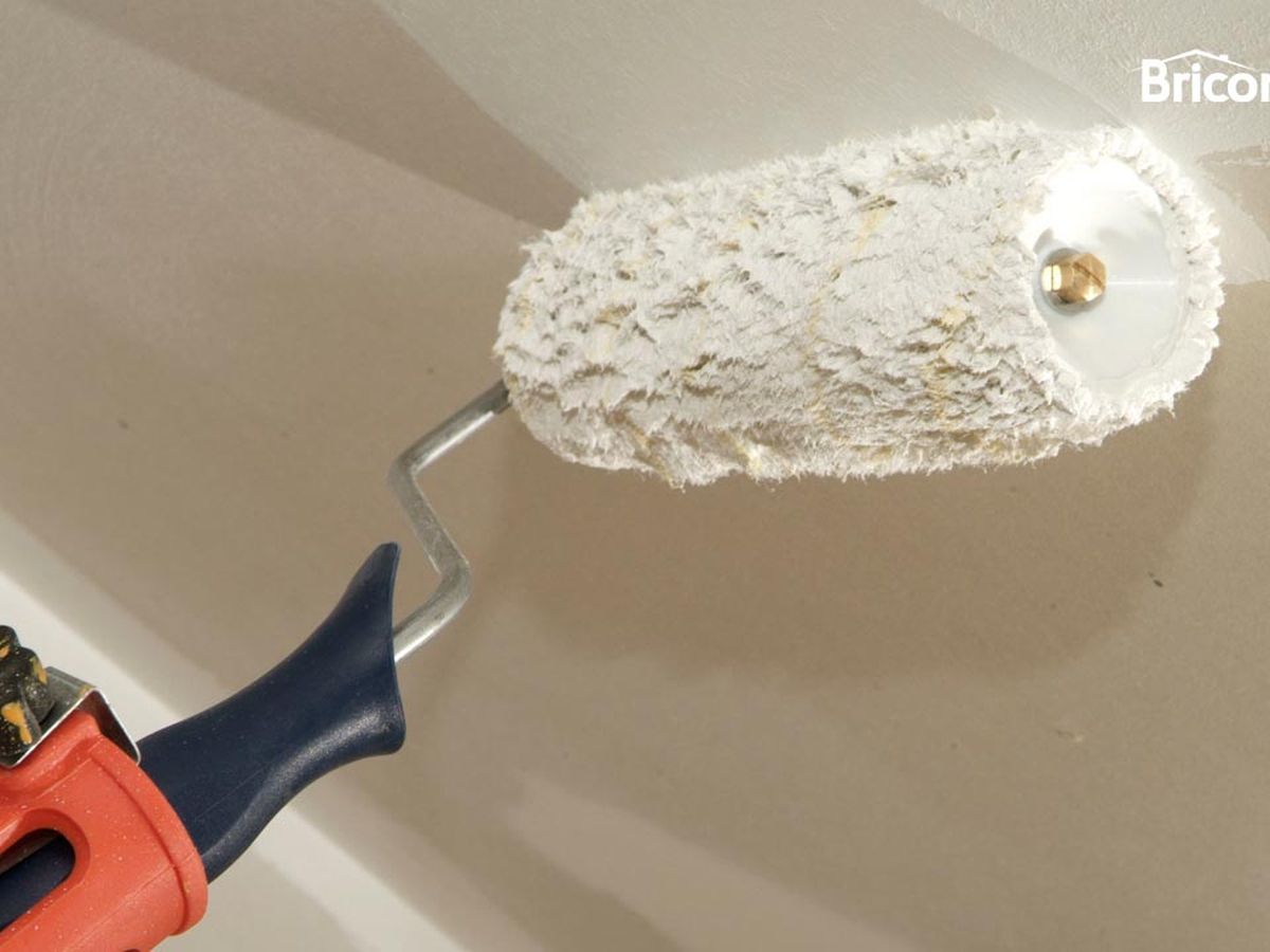 como pintar un techo de yeso laminado