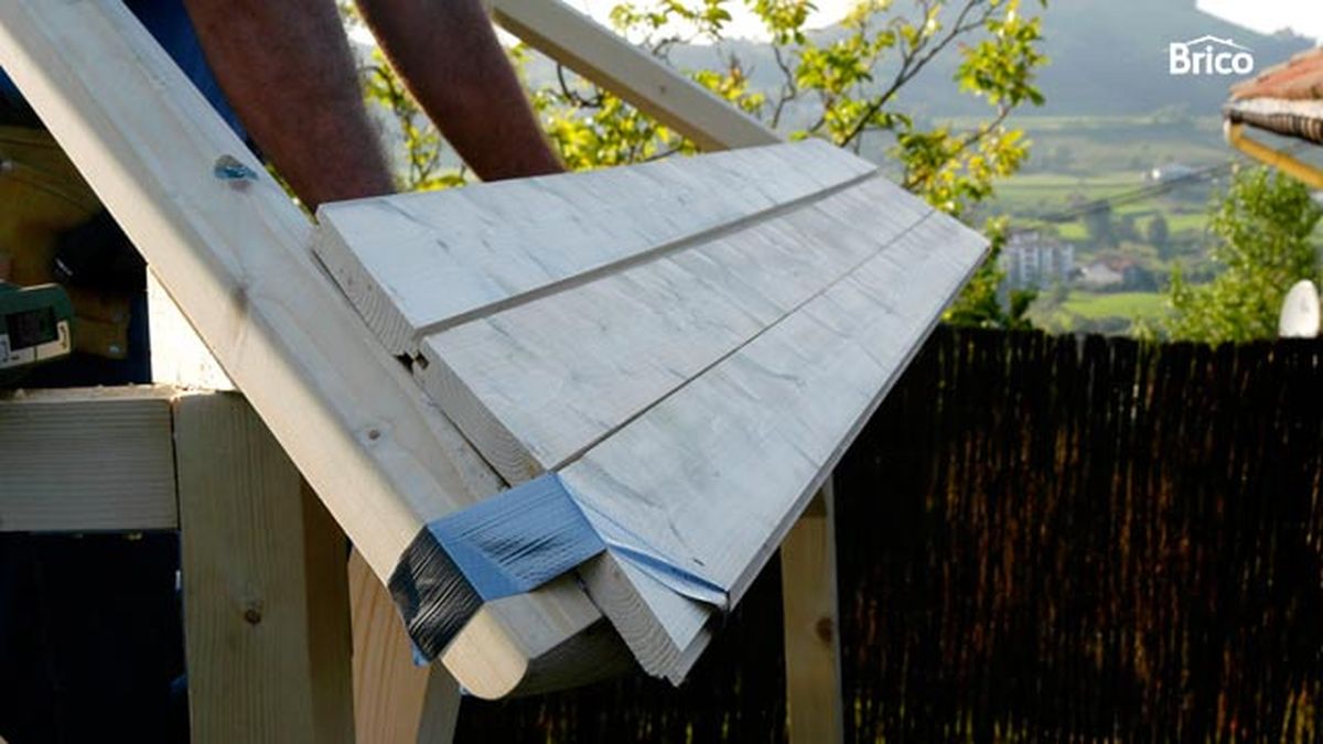 Construir un cenador paso 14