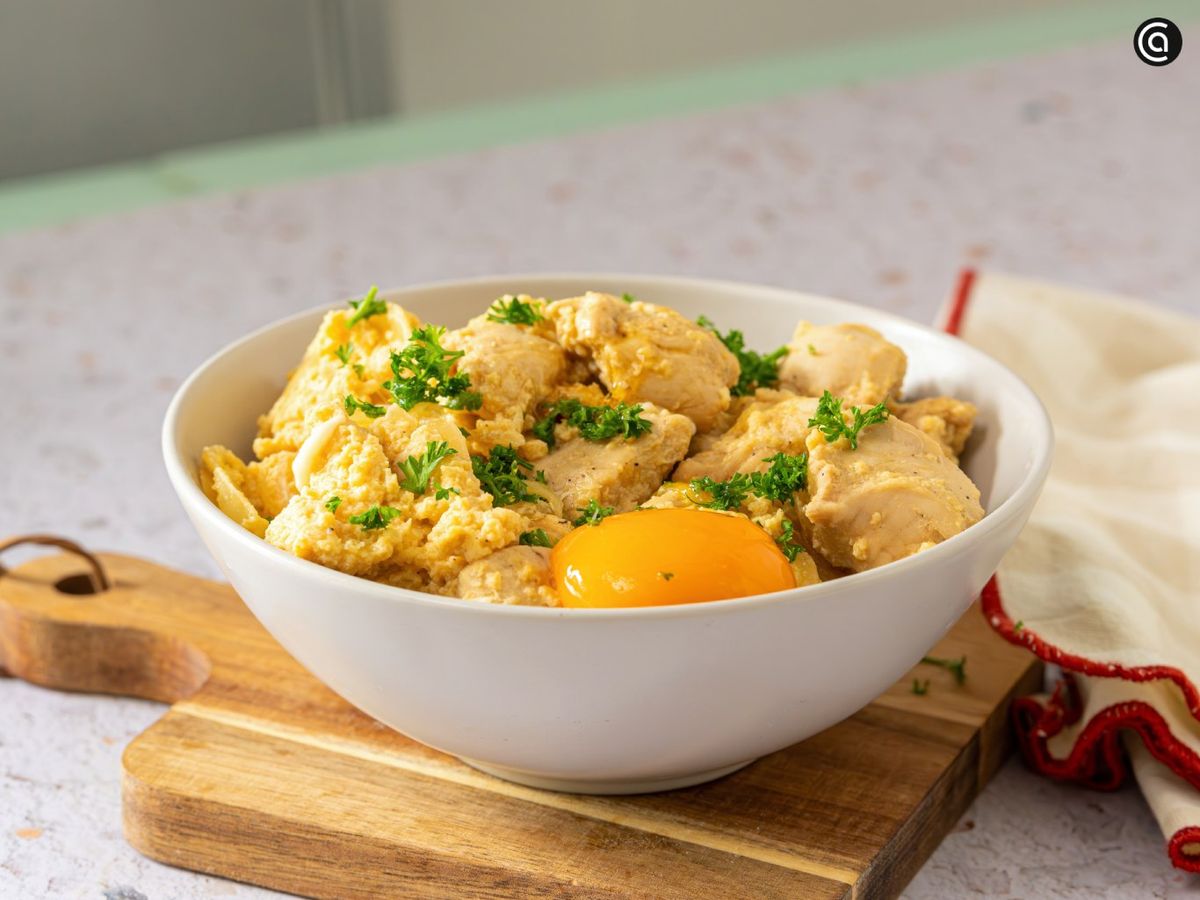 oyakodon receta paso5