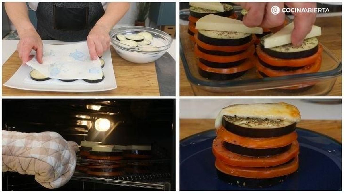 berenjenas al horno con queso gratinado paso a paso 2