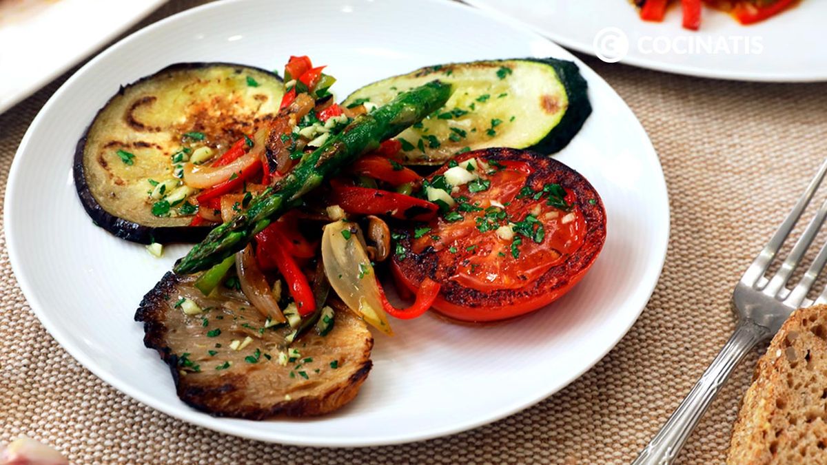 Receta de parrilla de verduras