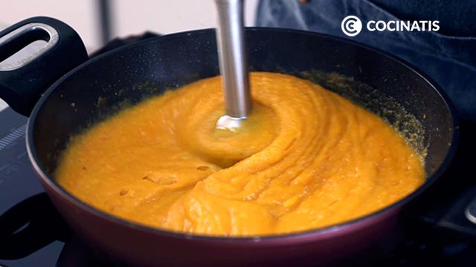 Receta de crema de calabaza y zanahoria con patata paso 4 Receta de crema de calabaza y zanahoria con patata paso 4