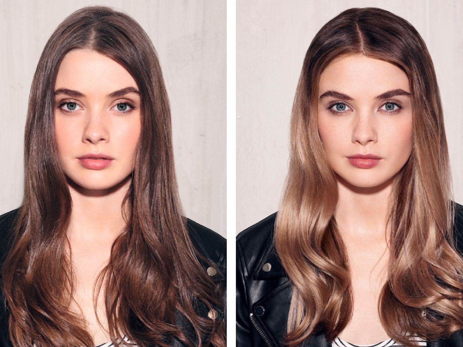 Antes y después de las mechas con la técnica del hair contouring / Fotos: Pinterest Antes y después de las mechas con la técnica del hair contouring / Fotos: Pinterest