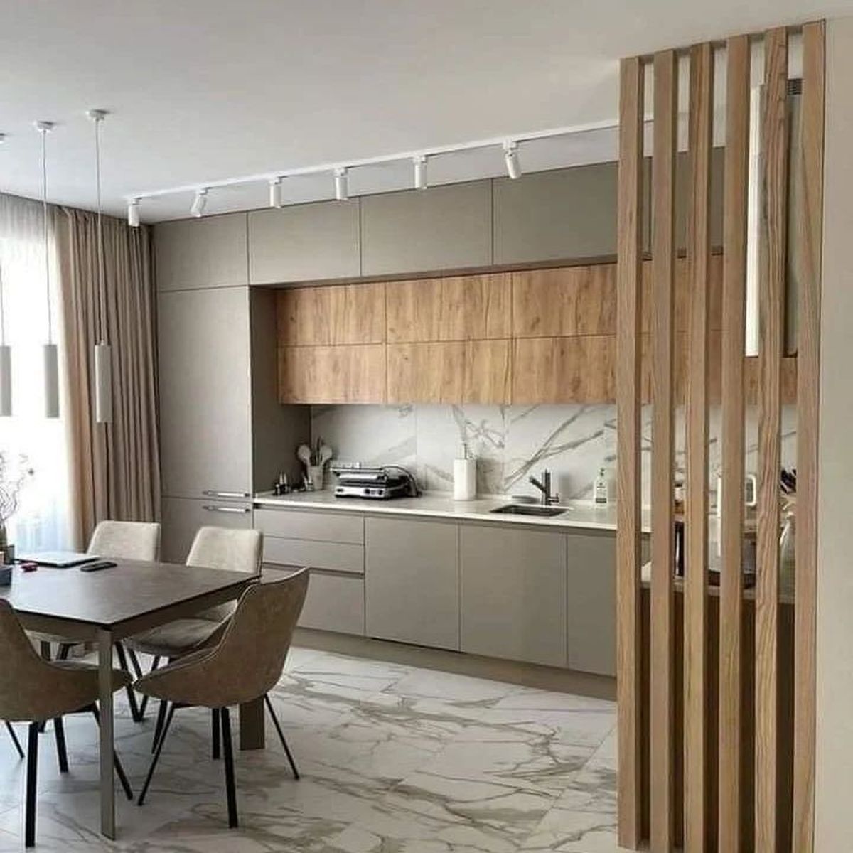 La madera es un material clásico que aporta calidez y elegancia