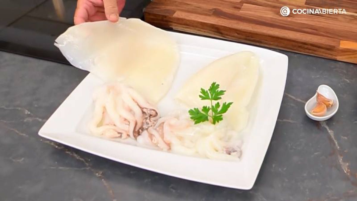 Elige una sepia fresca para que queden bien tierna