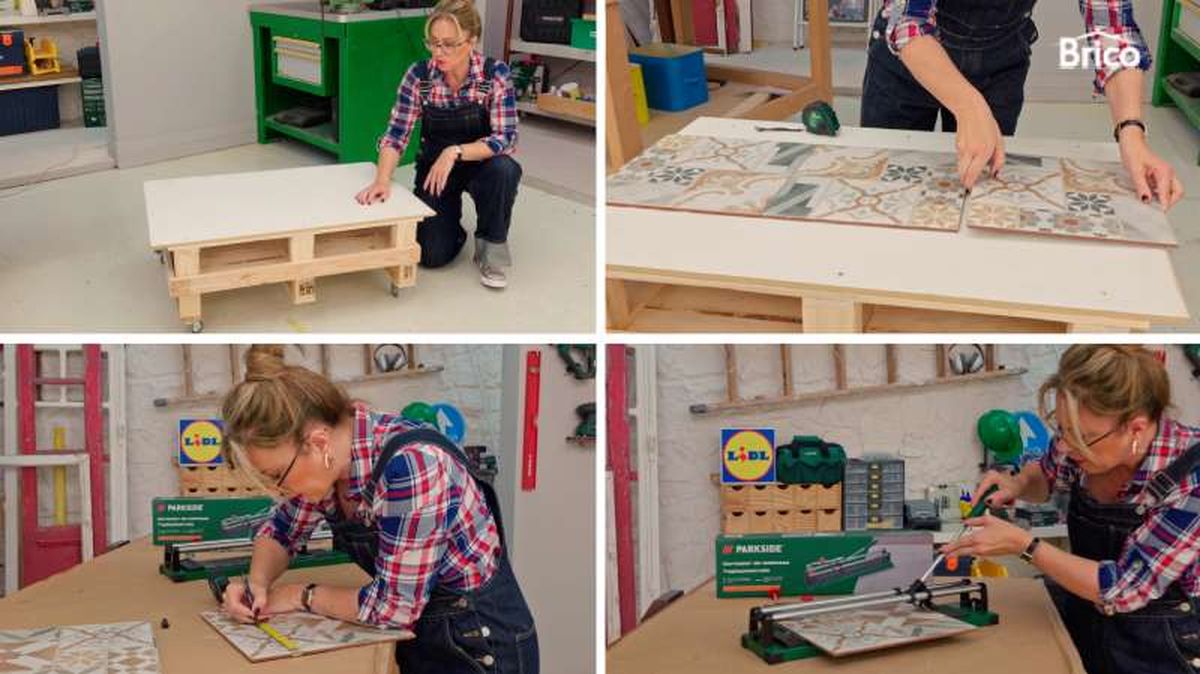 Planear el diseño de la encimera de azulejos