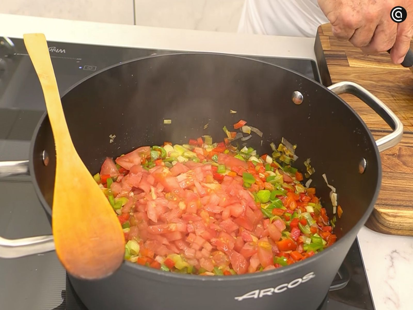 Manitas de cordero con patatas - paso 2