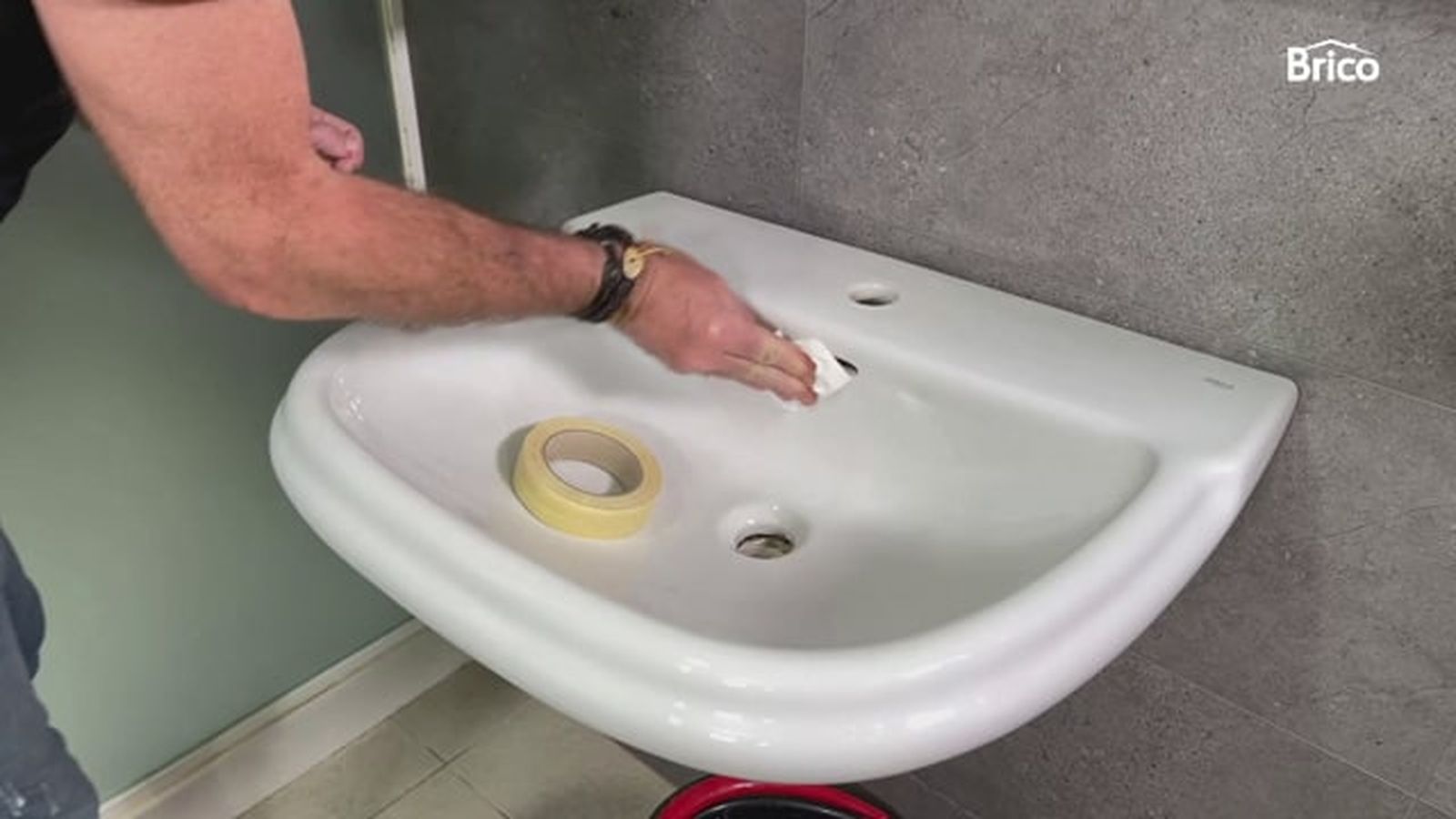como pintar lavabo paso5 como pintar lavabo paso5