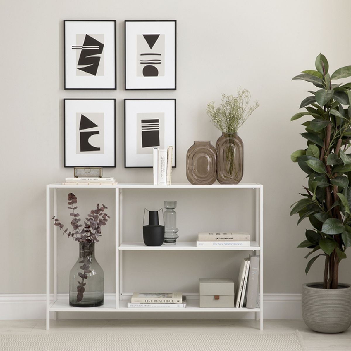 consola blanca tidal kenay home