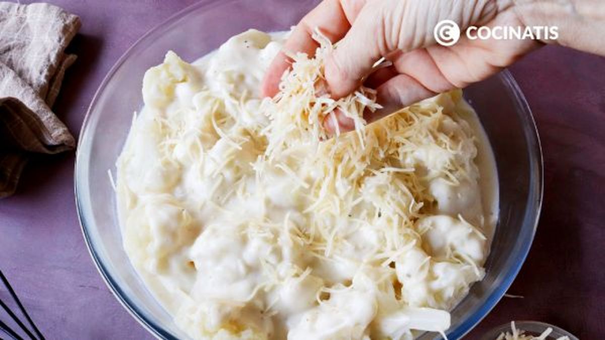 receta de coliflor con bechamel paso 4