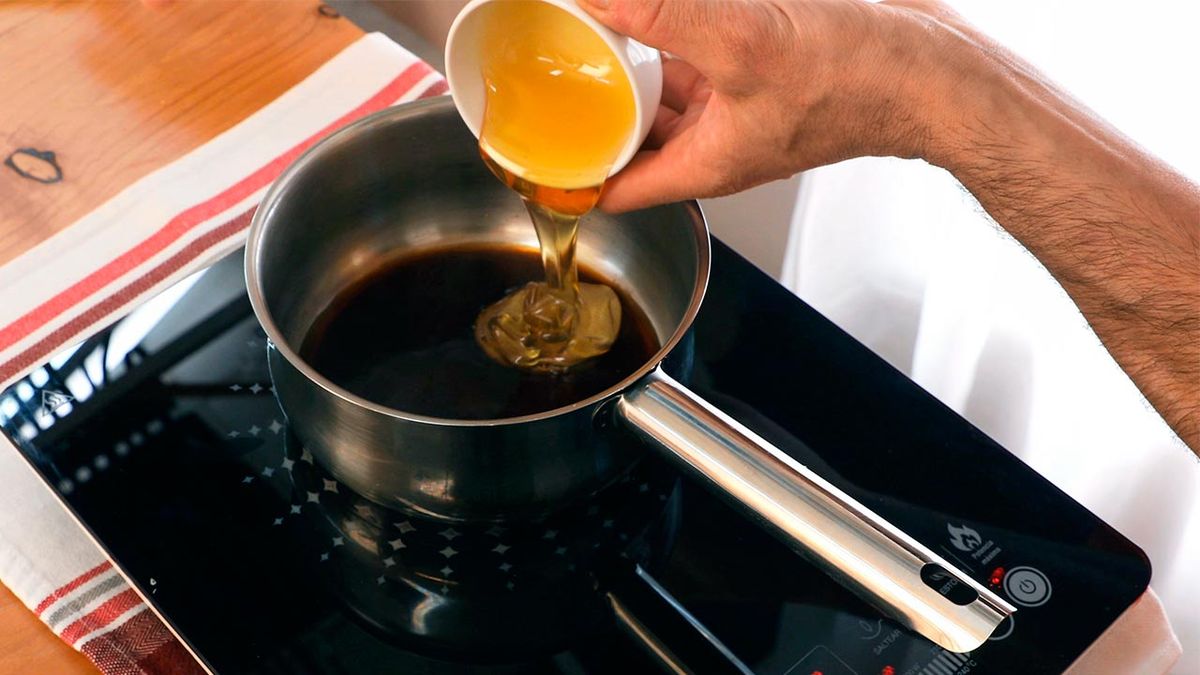 Receta de tofu con salsa de miel y soja  paso 2