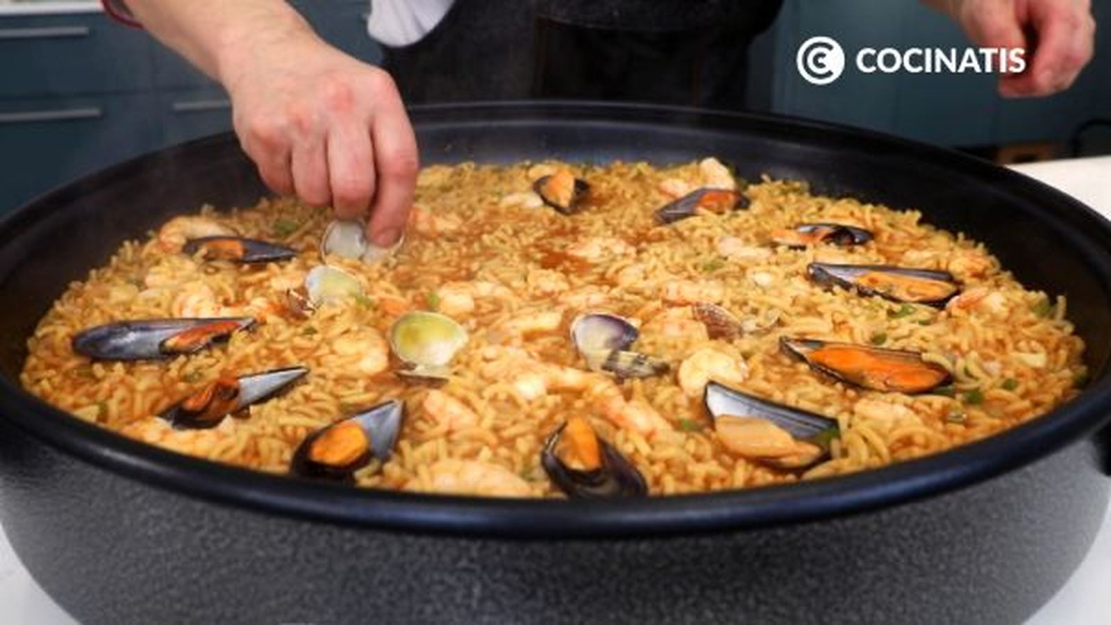 receta de fideua de marisco paso 4 receta de fideua de marisco paso 4