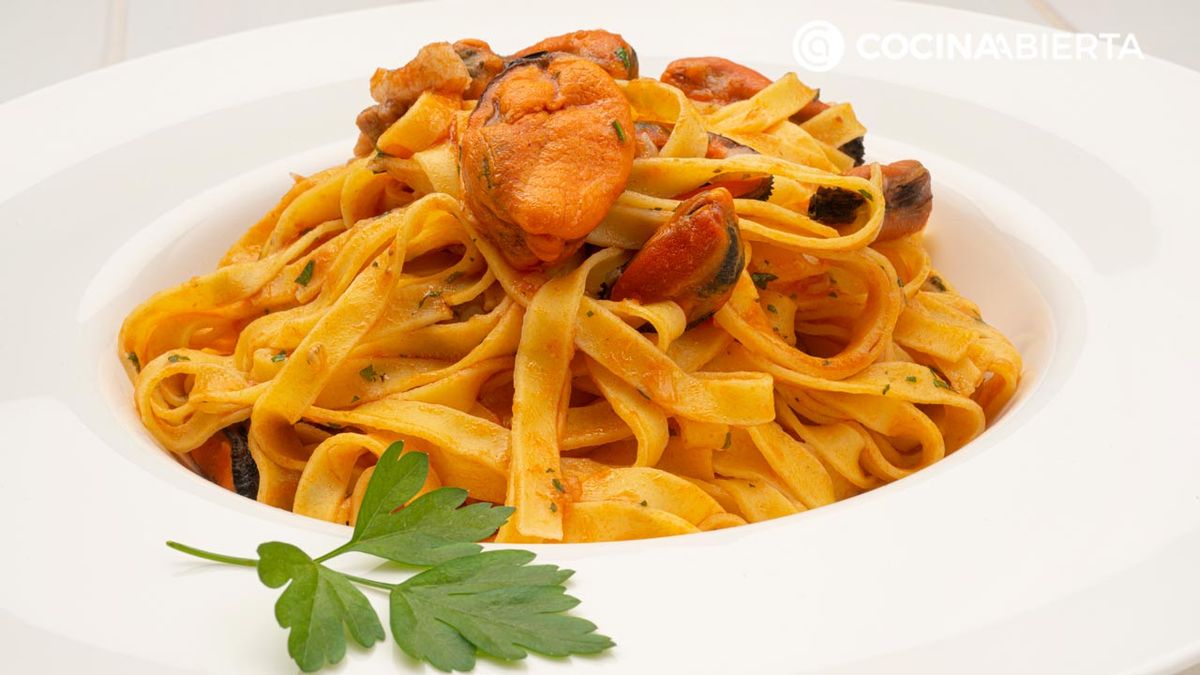 tallarines con mejillons receta karlos arguinano karl67510321