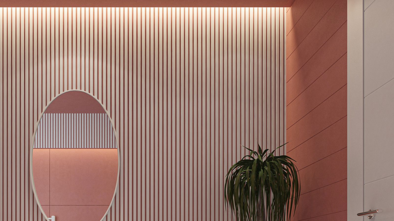 Incorpora un mueble llamativo en un tono que resalte