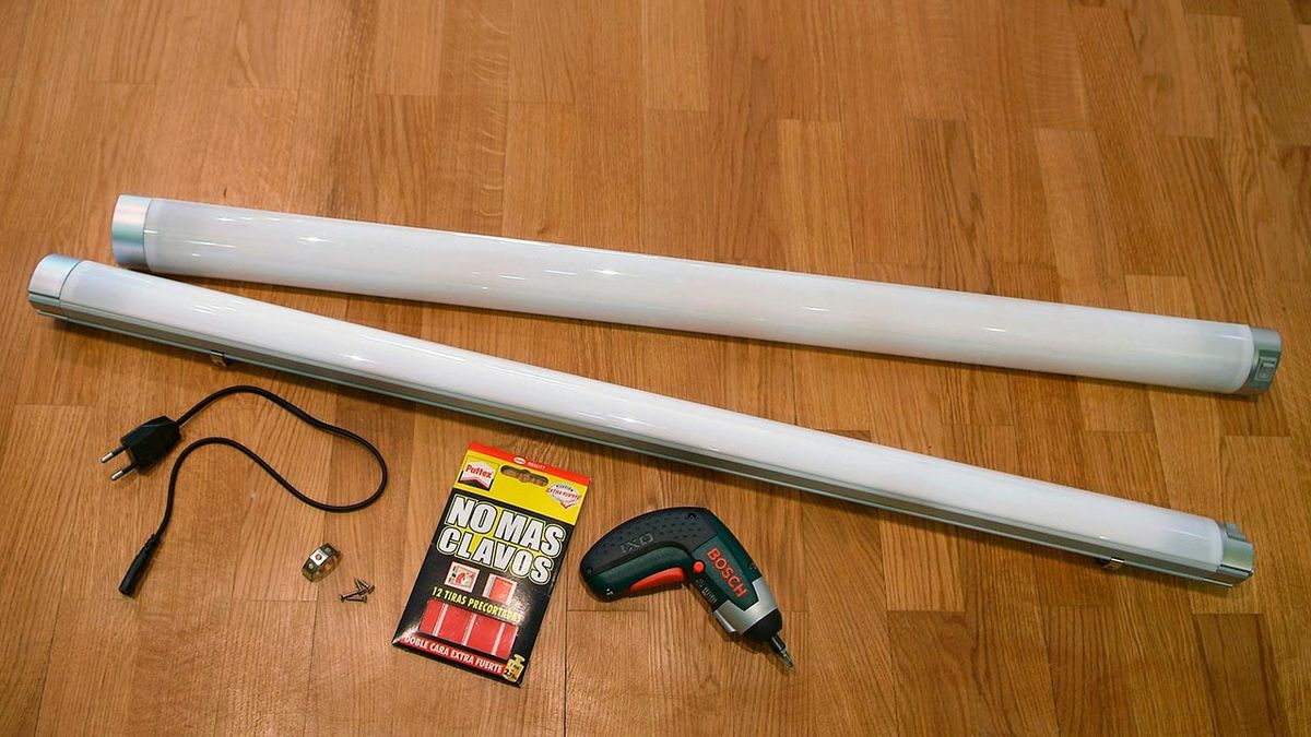 Iluminar encimera de cocina paso 1