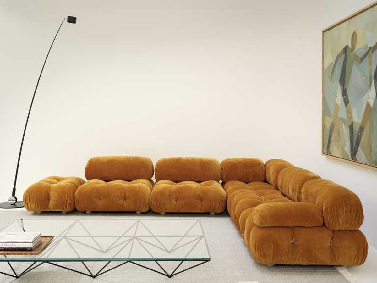 Sofá Camaleonda Naranja B&B Italia.
