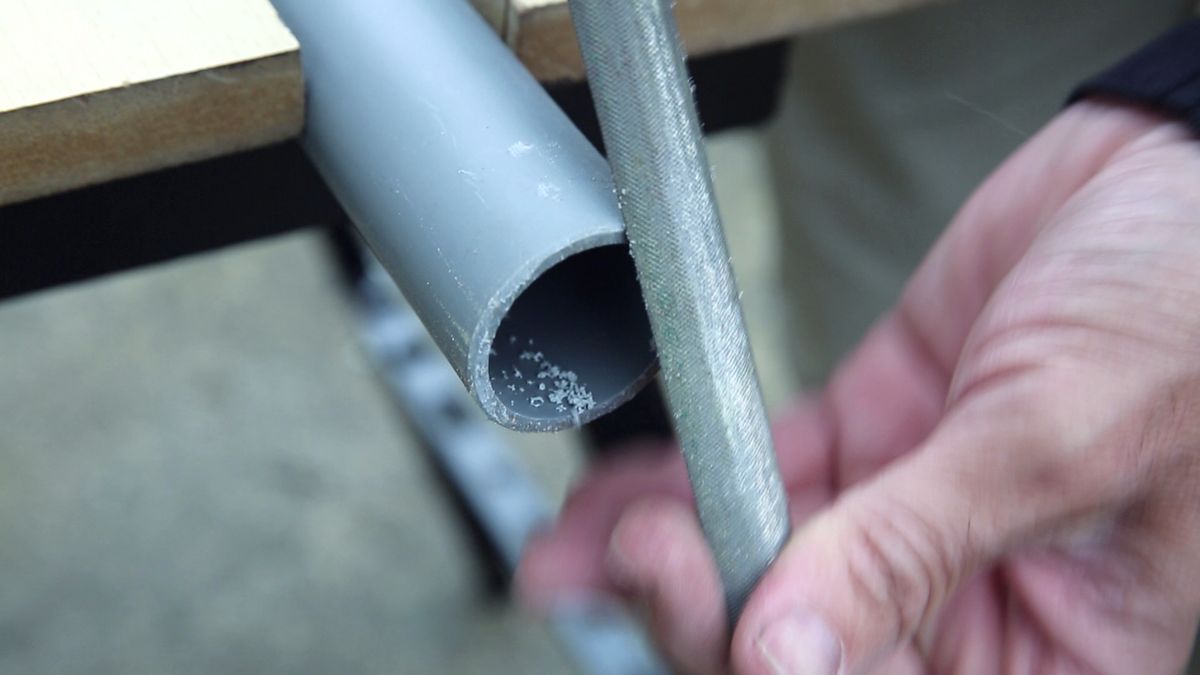 Caballete de PVC paso 2