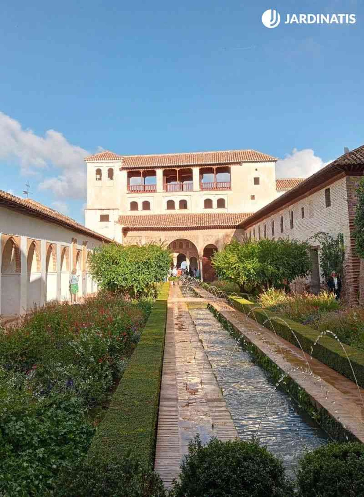 El Generalife de la Alhambra de Granada.
