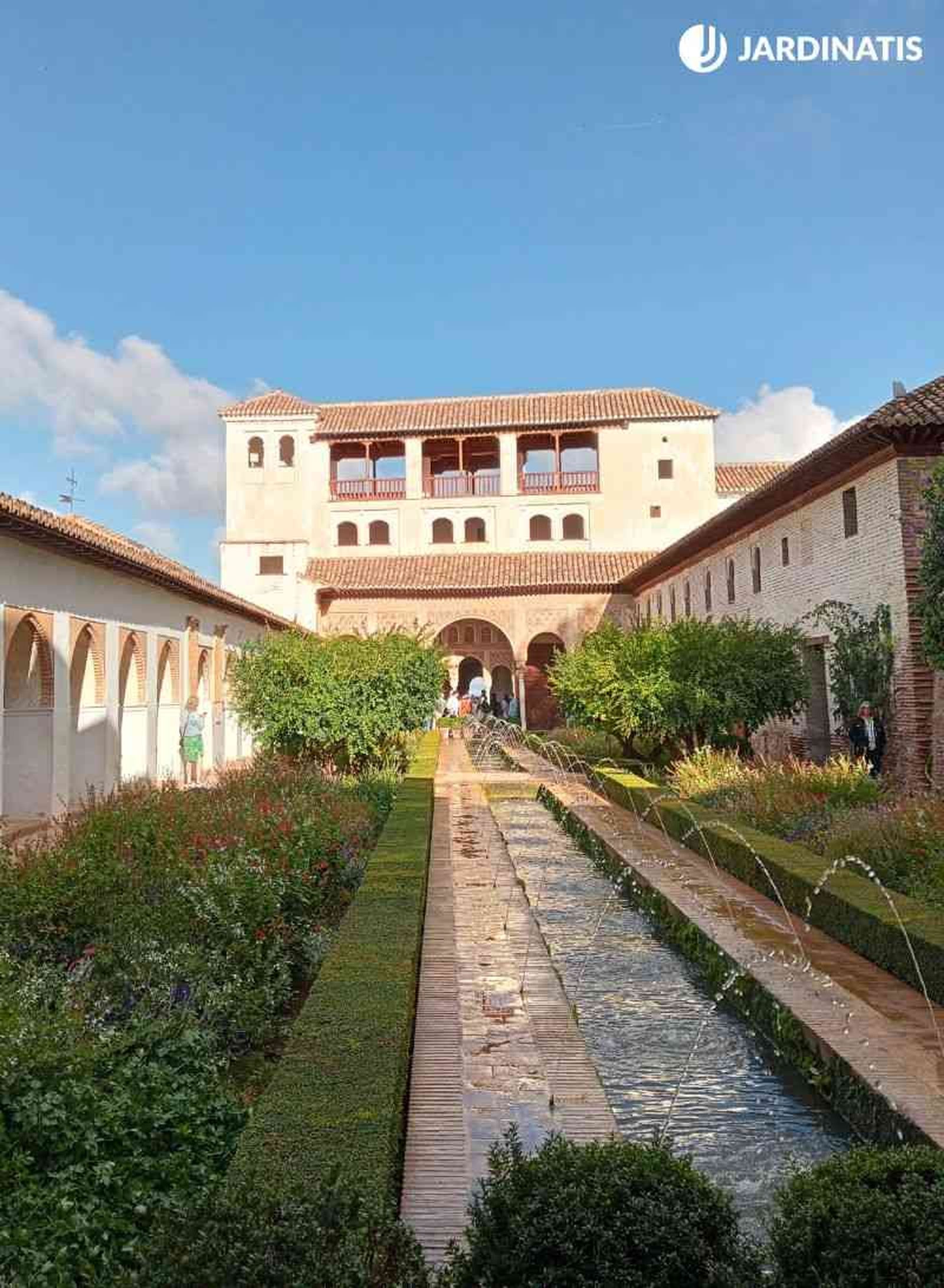 El Generalife de la Alhambra de Granada.