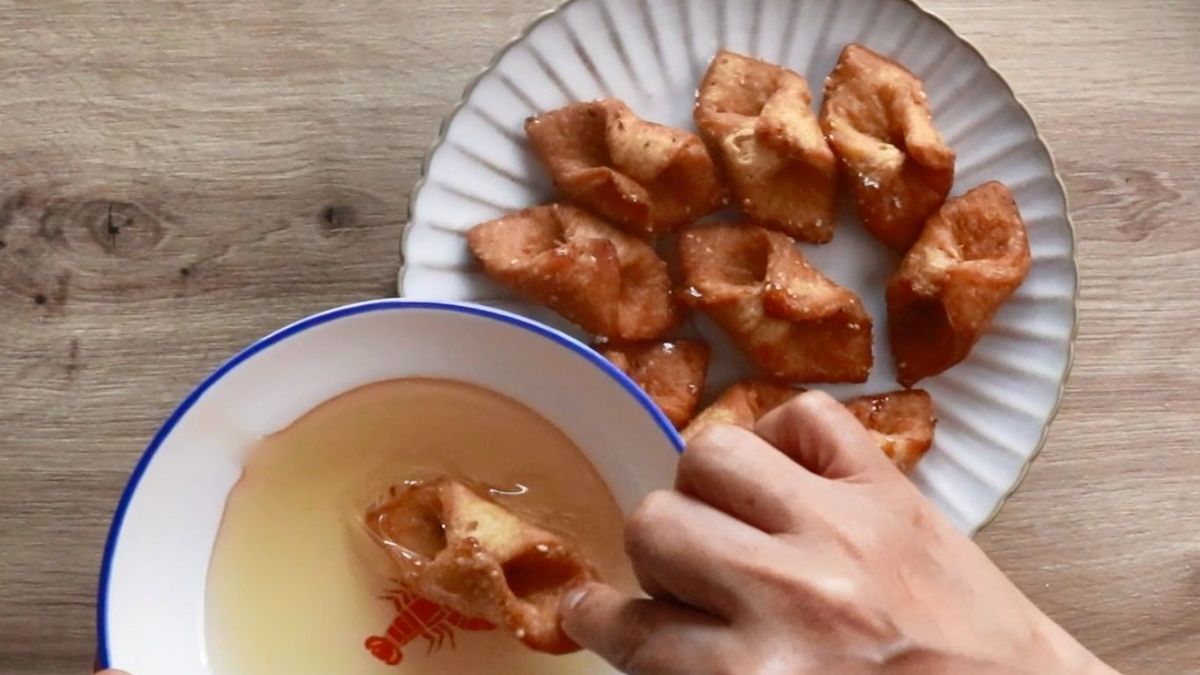 Pestiños caseros con miel